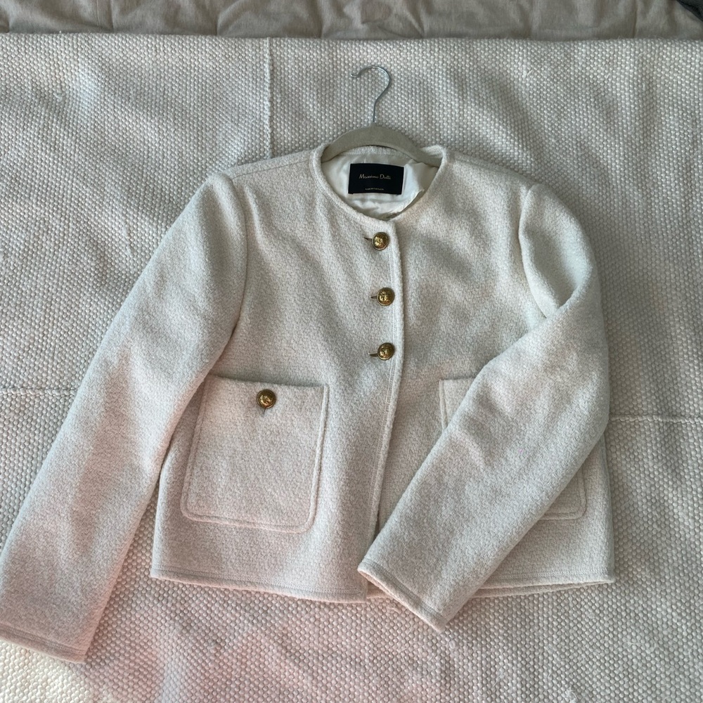 Massimo Dutti tweed blazer